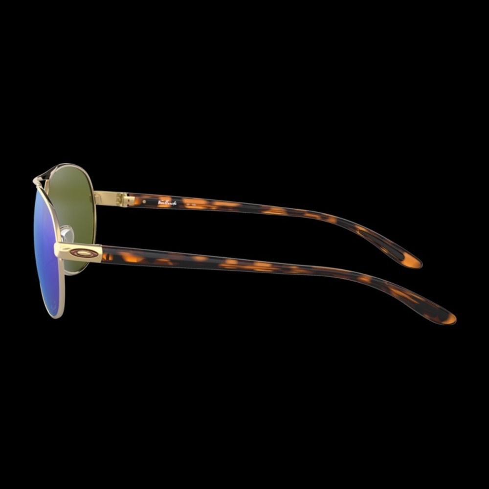 Oakley Aviator Polarized Blue Gold Sunglasses - Picture 14 of 15
